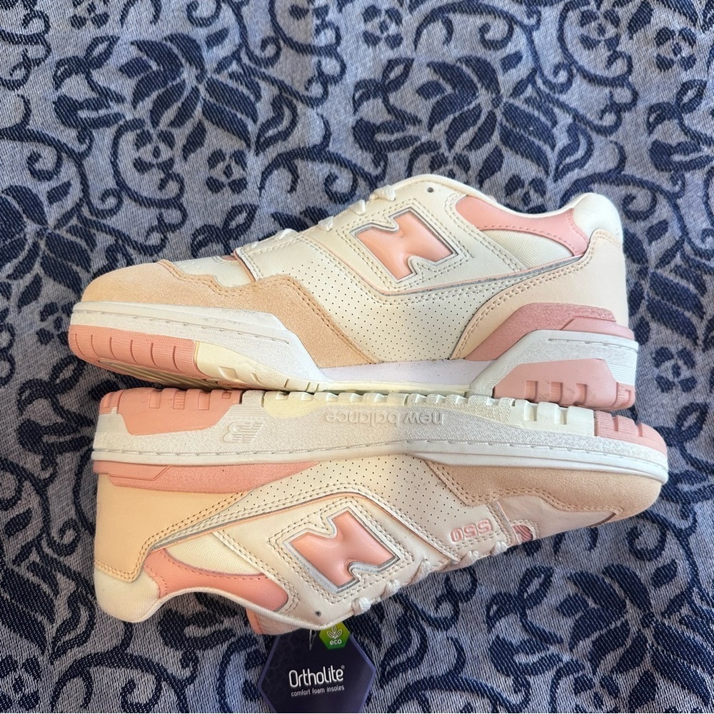 New Balance Pink and White Sneakers - Picture 7 of 9